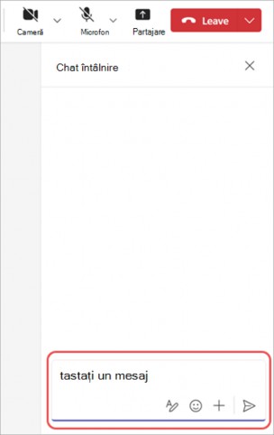 Fereastra din partea dreaptă a ecranului principal